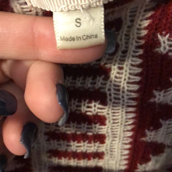 Flowy open geometric cardigan - Picture 3 of 3